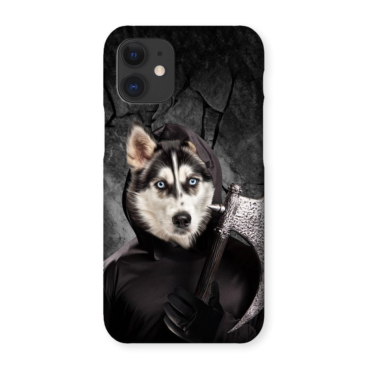 The Bark Reaper: Custom Pet Phone Case - Paw & Glory - Dog Portraits - Pet Portraits