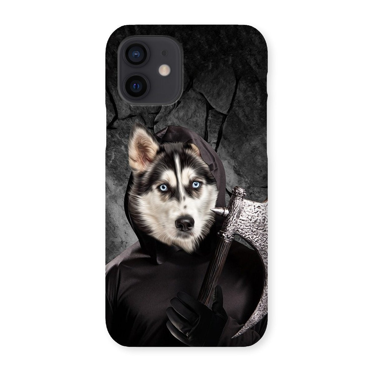 The Bark Reaper: Custom Pet Phone Case - Paw & Glory - Dog Portraits - Pet Portraits