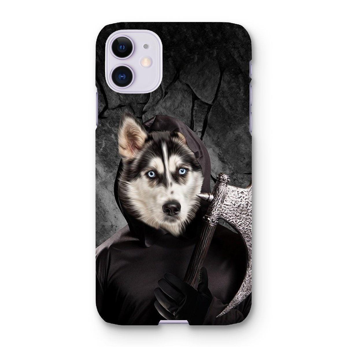 Pet Portraits | The Bark Reaper: Custom Pet Phone Case | Paw & Glory