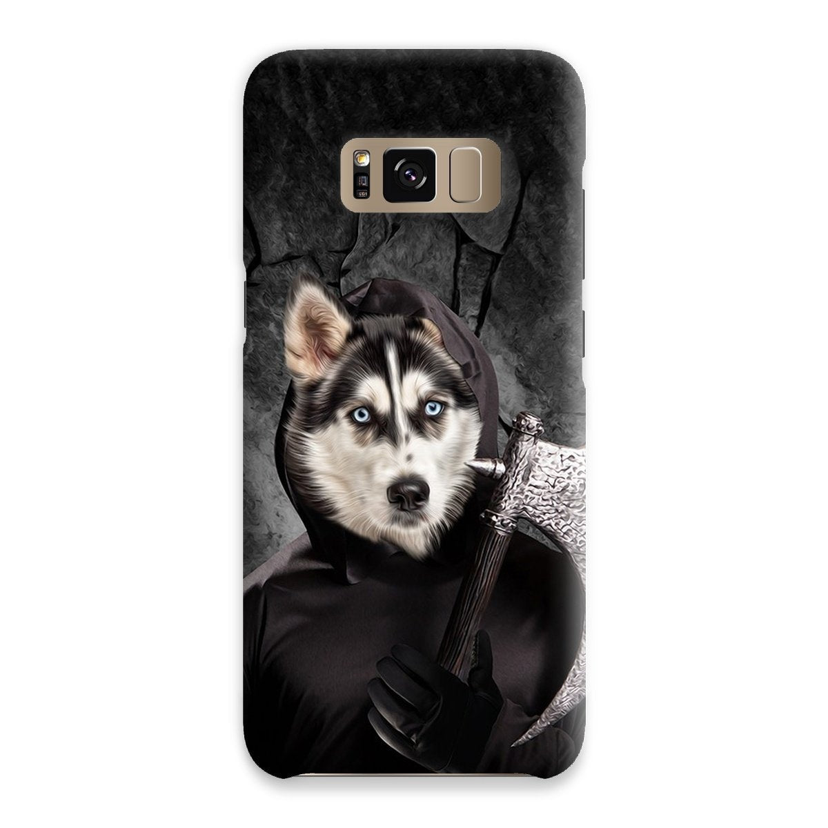 Pet Portraits | The Bark Reaper: Custom Pet Phone Case | Paw & Glory