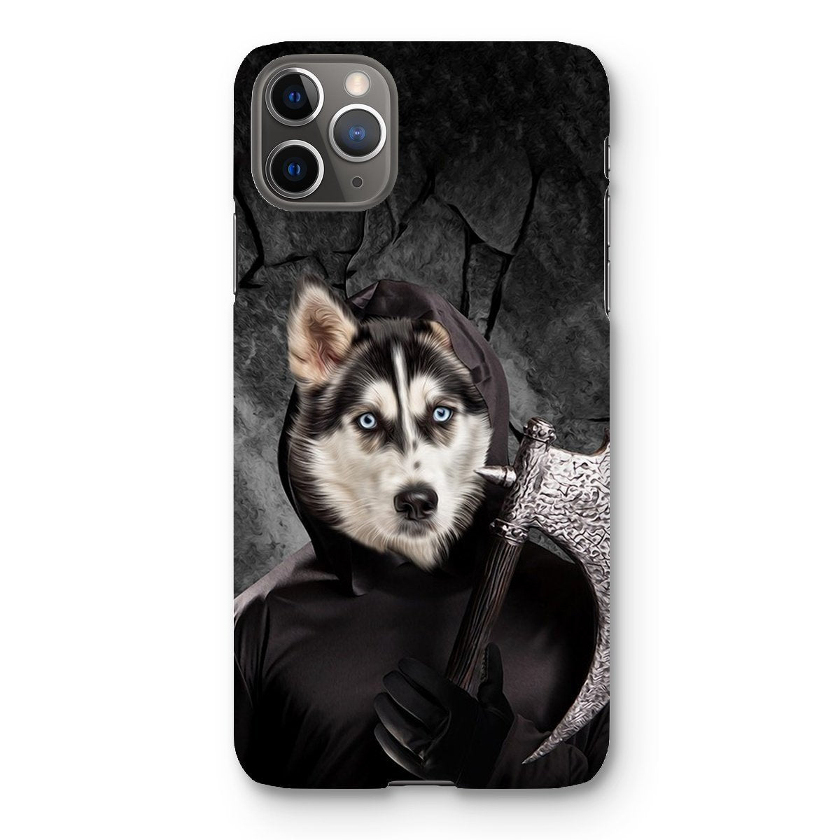 Pet Portraits | The Bark Reaper: Custom Pet Phone Case | Paw & Glory