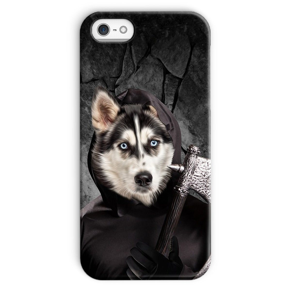 Pet Portraits | The Bark Reaper: Custom Pet Phone Case | Paw & Glory