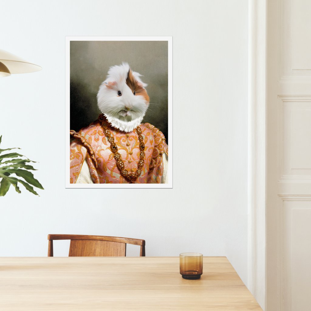 Pet Portraits | The Baroness: Animal Art Poster | Paw & Glory