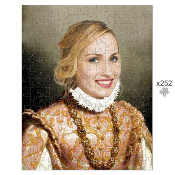 The Baroness: Custom Hooman Puzzle | royal pet portrait | Paw & Glory