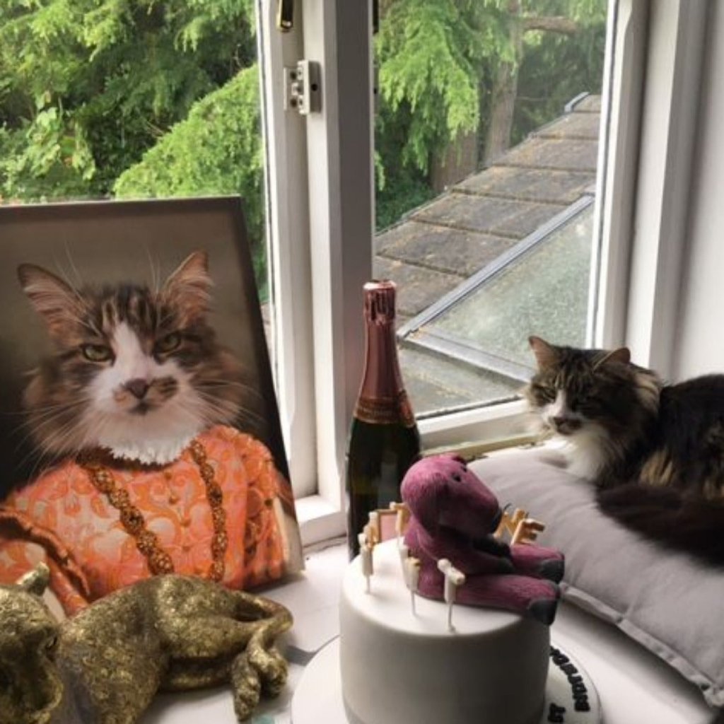 Pet Portraits | The Baroness: Custom Pet Canvas | Paw & Glory