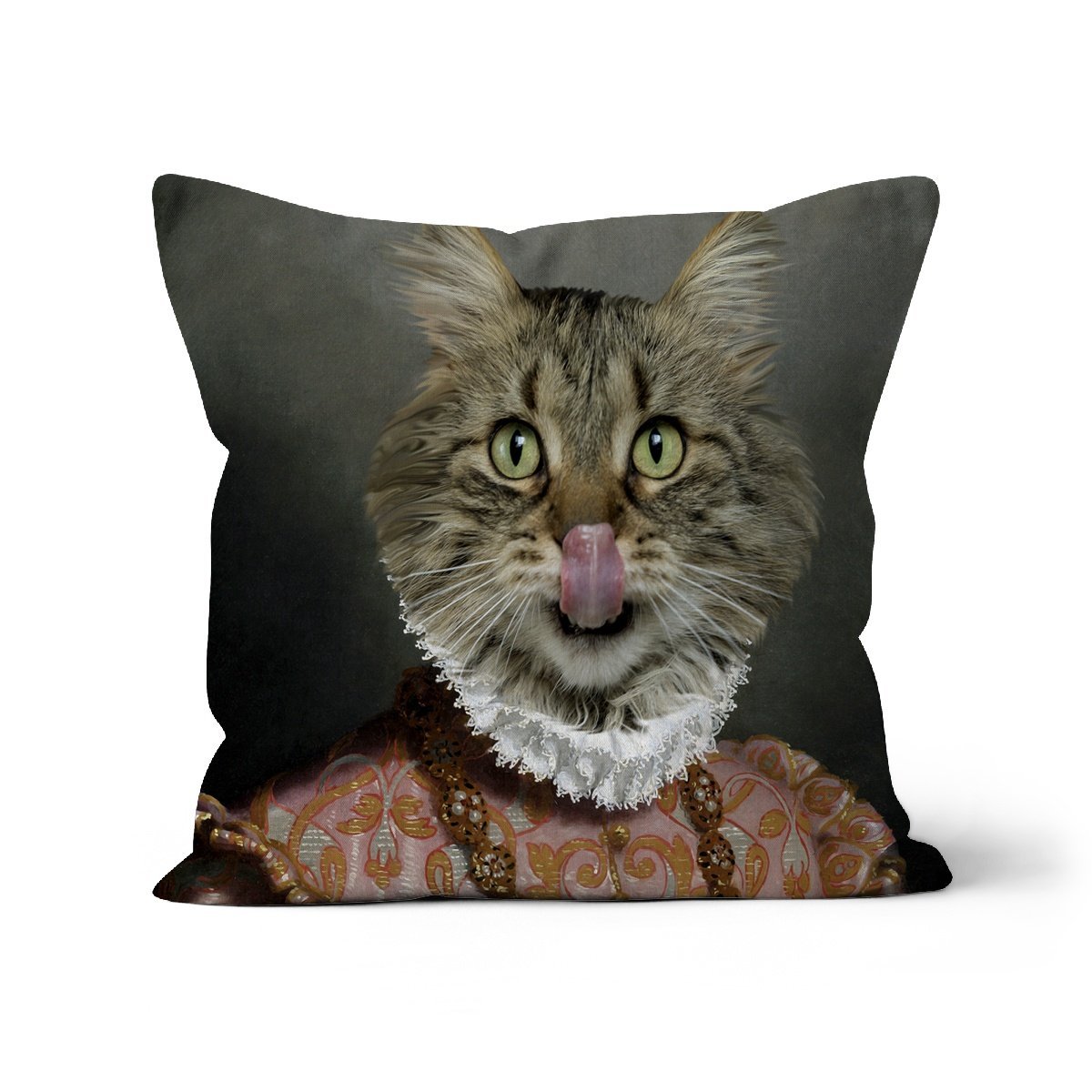 Pet Portraits | The Baroness: Custom Pet Pillow | Paw & Glory