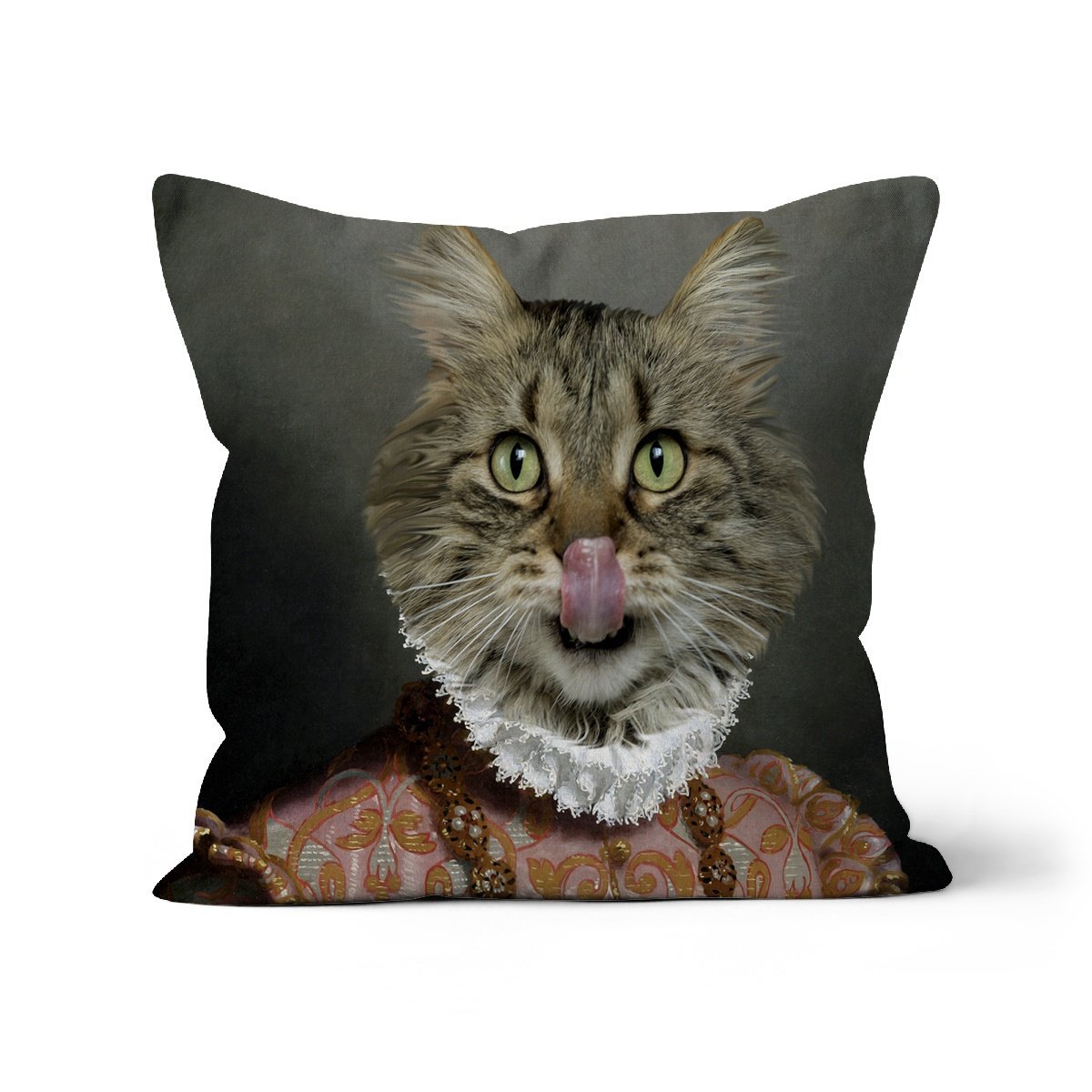 Pet Portraits | The Baroness: Custom Pet Pillow | Paw & Glory