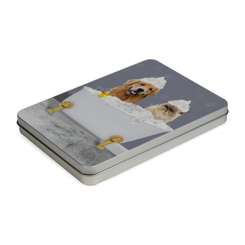 The Bath Tub: Custom 2 Pet Puzzle - Paw & Glory - Dog Portraits - Pet Portraits