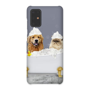 The Bath Tub: Custom 2 Pet Snap Phone Case - Paw & Glory - Dog Portraits - Pet Portraits