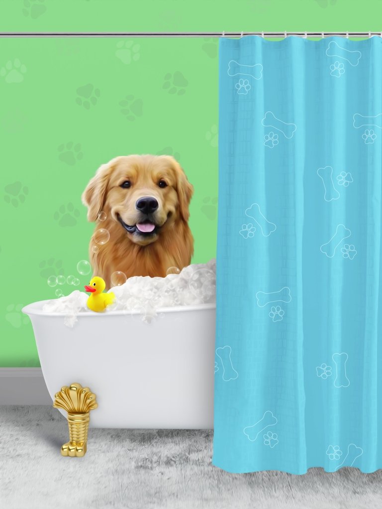 Pet Portraits | The Bath Tub: Custom Pet Greeting Card | Paw & Glory