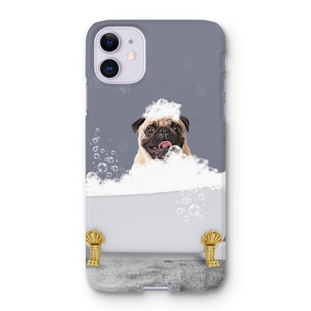 Pet Portraits | The Bath Tub: Custom Pet Phone Case | Paw & Glory