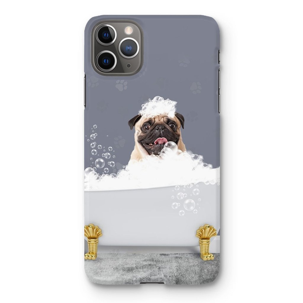 Pet Portraits | The Bath Tub: Custom Pet Phone Case | Paw & Glory