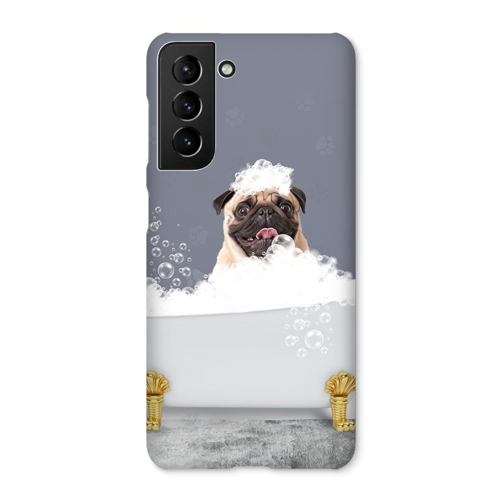 Pet Portraits | The Bath Tub: Custom Pet Phone Case | Paw & Glory