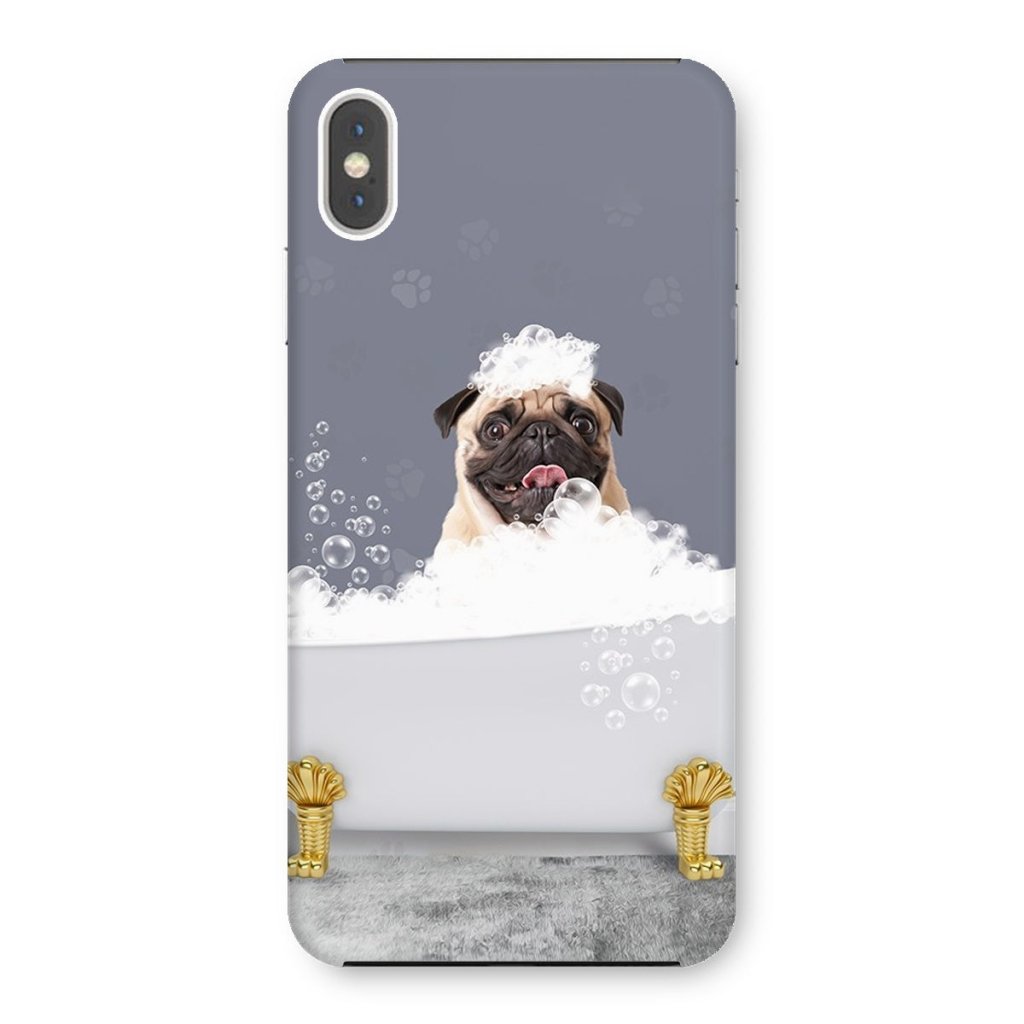 Pet Portraits | The Bath Tub: Custom Pet Phone Case | Paw & Glory