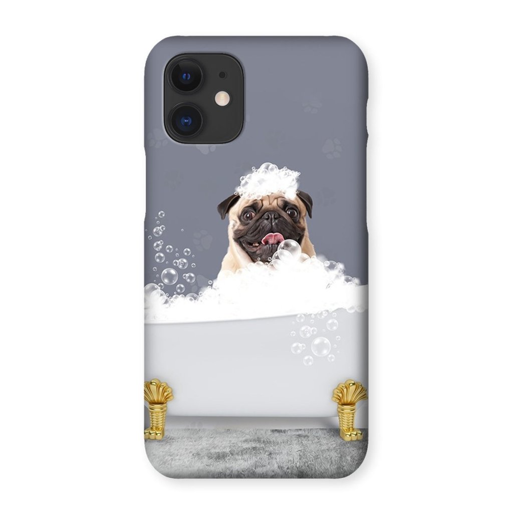 The Bath Tub: Custom Pet Phone Case - Paw & Glory - Dog Portraits - Pet Portraits