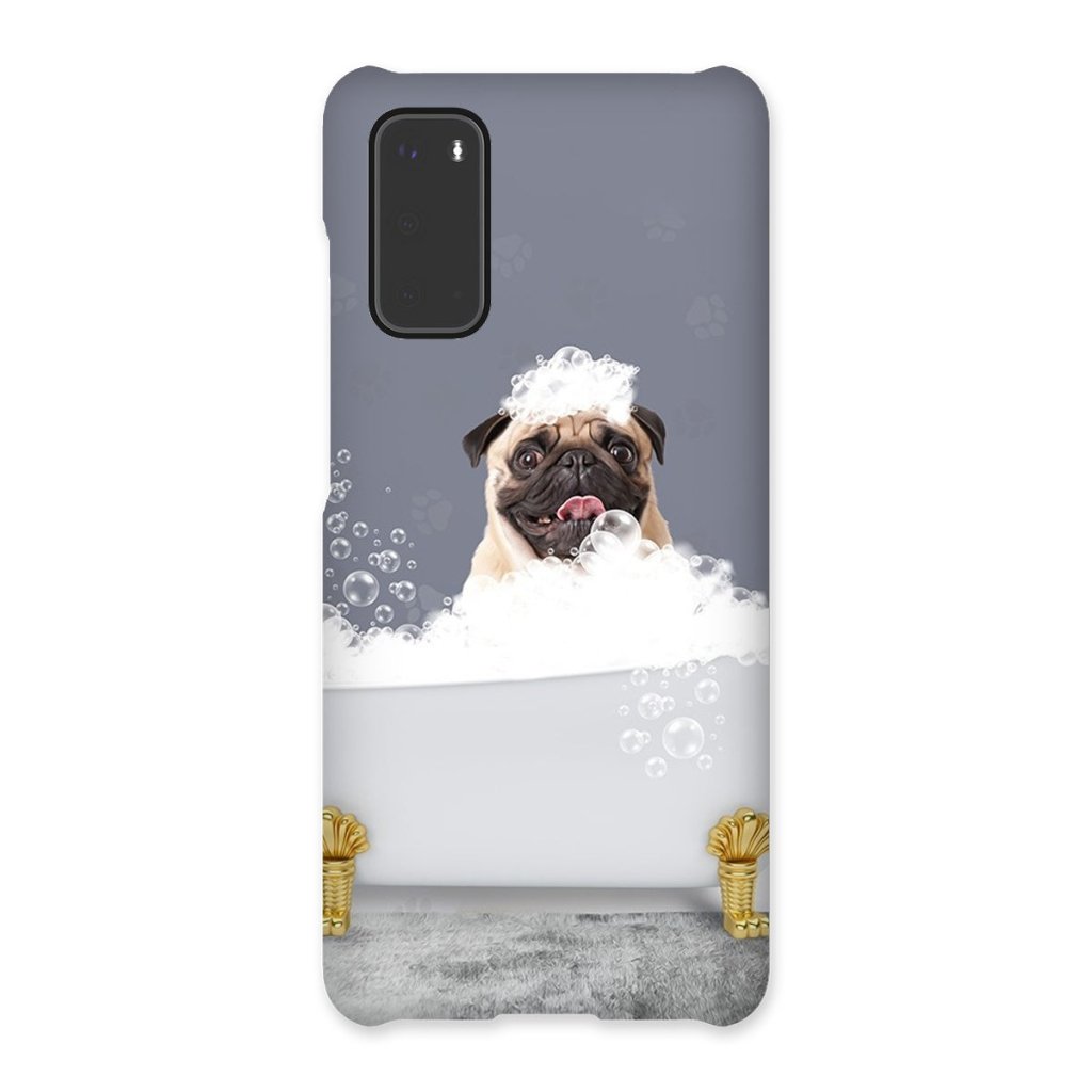 Pet Portraits | The Bath Tub: Custom Pet Phone Case | Paw & Glory