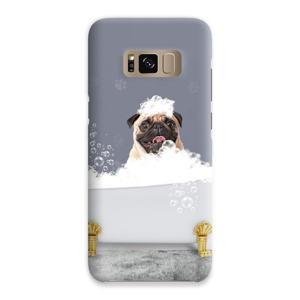 Pet Portraits | The Bath Tub: Custom Pet Phone Case | Paw & Glory