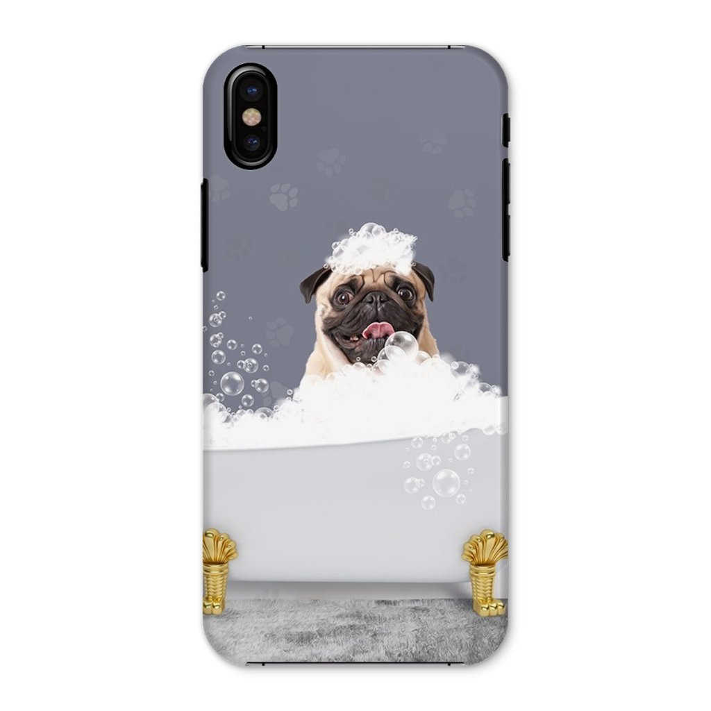 Pet Portraits | The Bath Tub: Custom Pet Phone Case | Paw & Glory