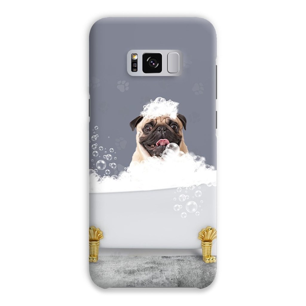 Pet Portraits | The Bath Tub: Custom Pet Phone Case | Paw & Glory