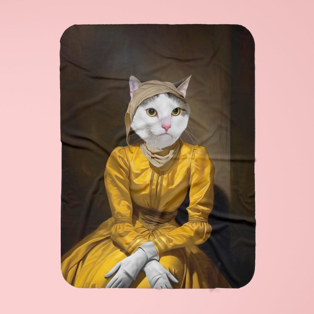 Pet Portraits | The Beauty Belle: Custom Pet Blanket | Paw & Glory