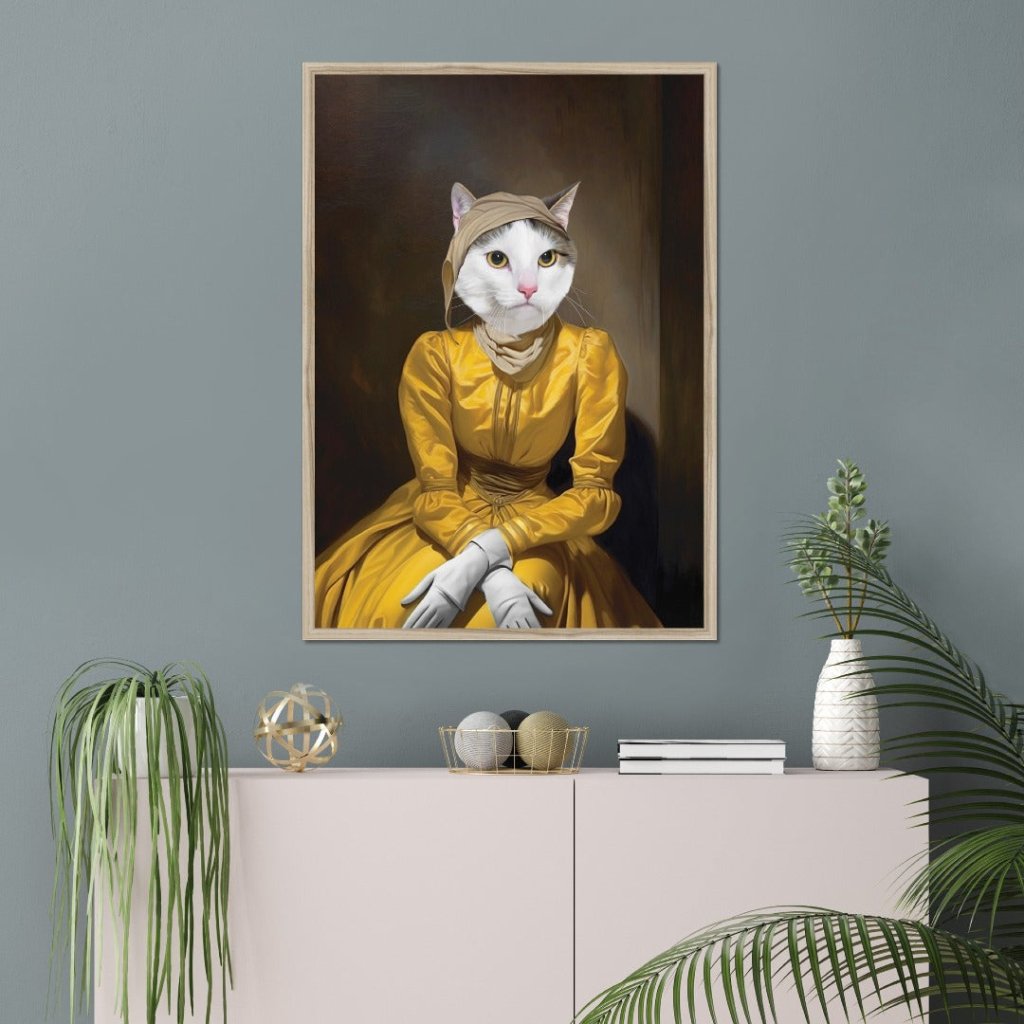 Pet Portraits | The Beauty Belle: Custom Pet Portrait | Paw & Glory