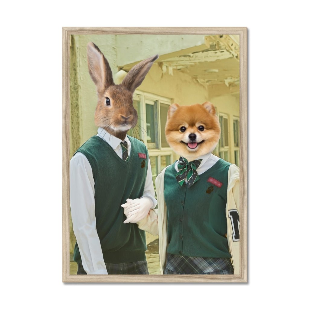 Pet Portraits | The Best Friends (All Of Us Are Dead Inspired): Custom Pet Portrait | Paw & Glory