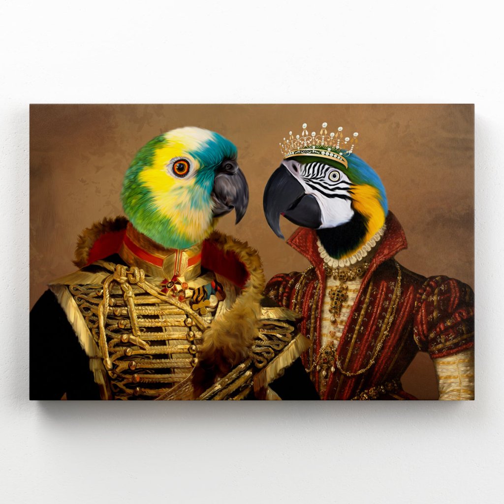 Pet Portraits | The Betrothed: Animal Art Canvas | Paw & Glory