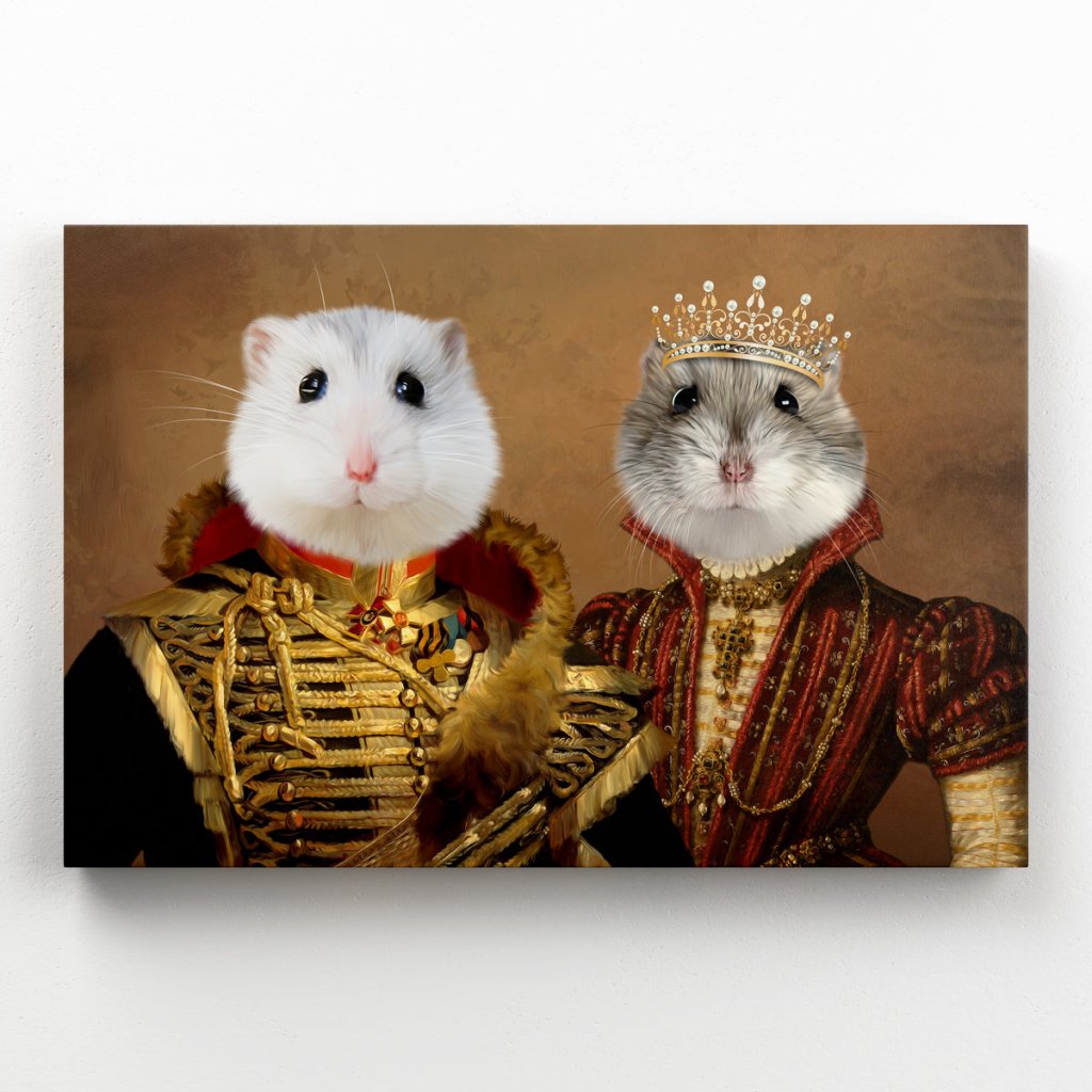 Pet Portraits | The Betrothed: Animal Art Canvas | Paw & Glory