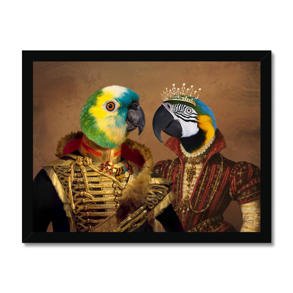 Pet Portraits | The Betrothed: Animal Art Framed Portrait | Paw & Glory