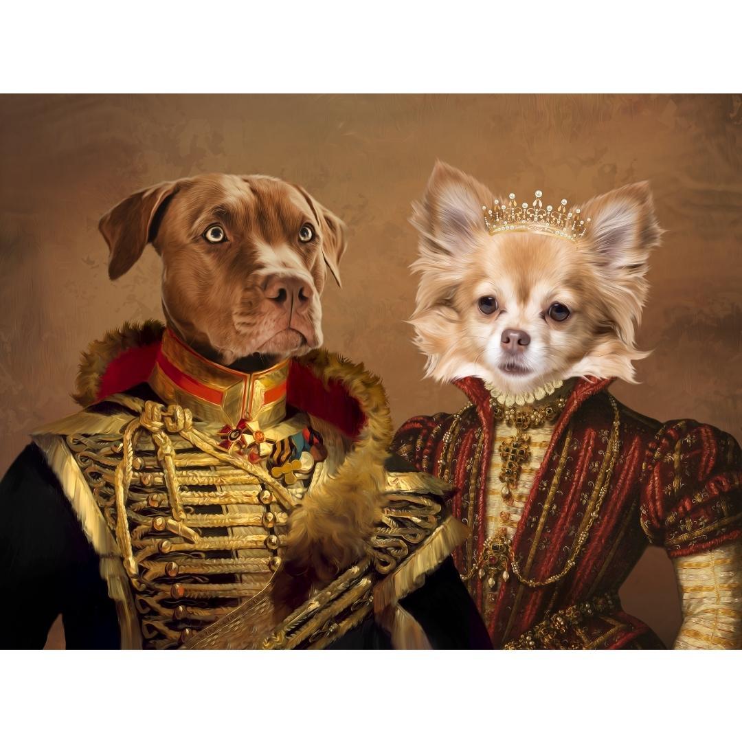 Pet Portraits | The Betrothed: Custom Digital Download Pet Portrait | Paw & Glory