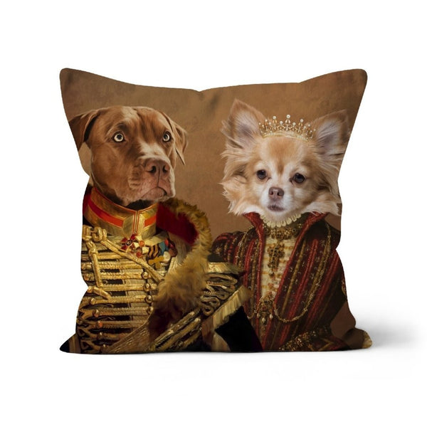 The Betrothed: Custom Pet Pillow | royal pet portrait | Paw & Glory