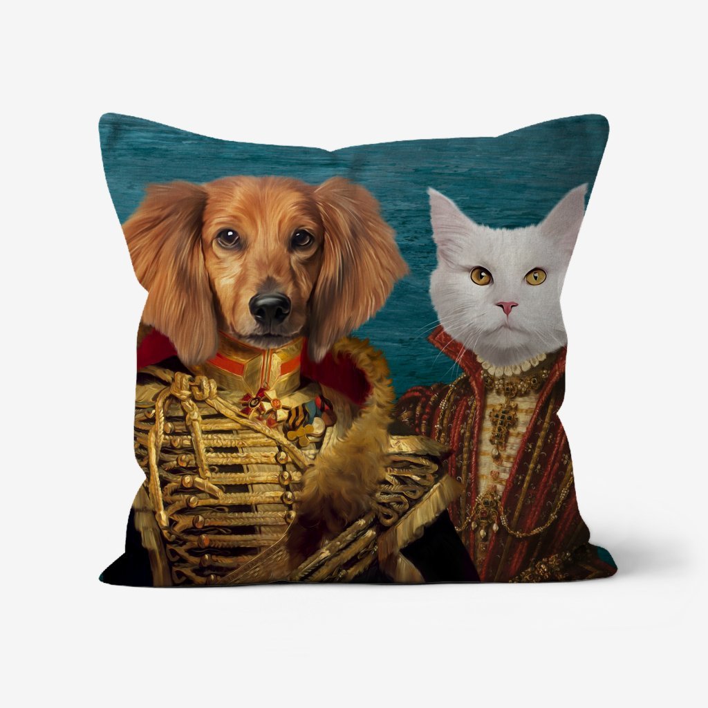 Pet Portraits | The Betrothed: Custom Pet Pillow | Paw & Glory