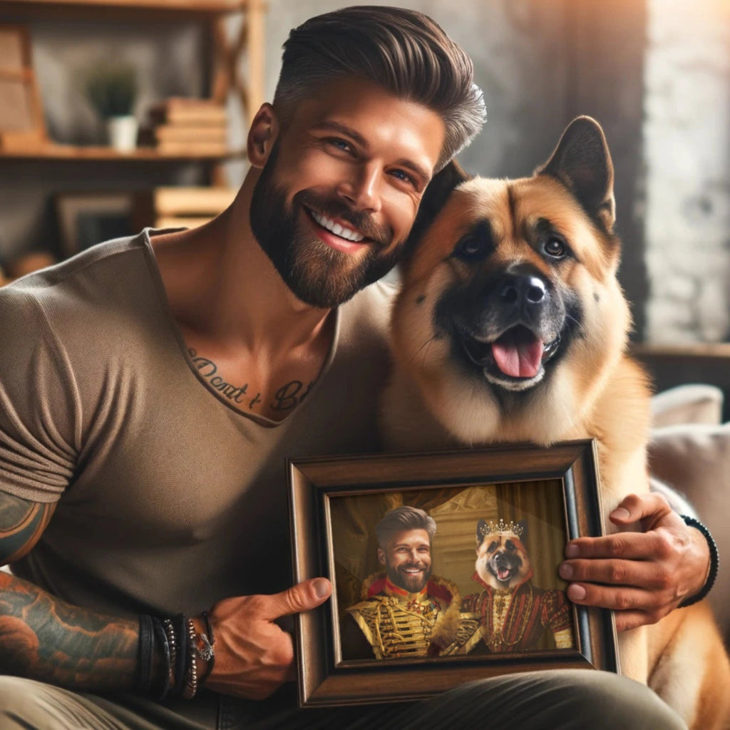 Pet Portraits | The Betrothed: Custom Pet Portrait | Paw & Glory