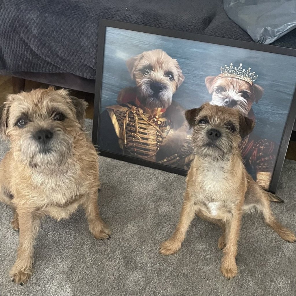 Pet Portraits | The Betrothed: Custom Pet Portrait | Paw & Glory