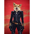The Black Widow: Custom Digital Download Pet Portrait