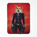 The Black Widow: Custom Pet Blanket