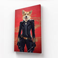 The Black Widow: Custom Pet Canvas