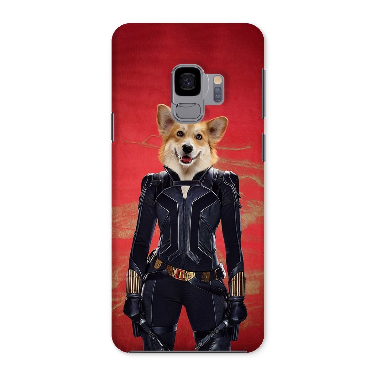 Pet Portraits | The Black Widow: Custom Pet Phone Case | Paw & Glory