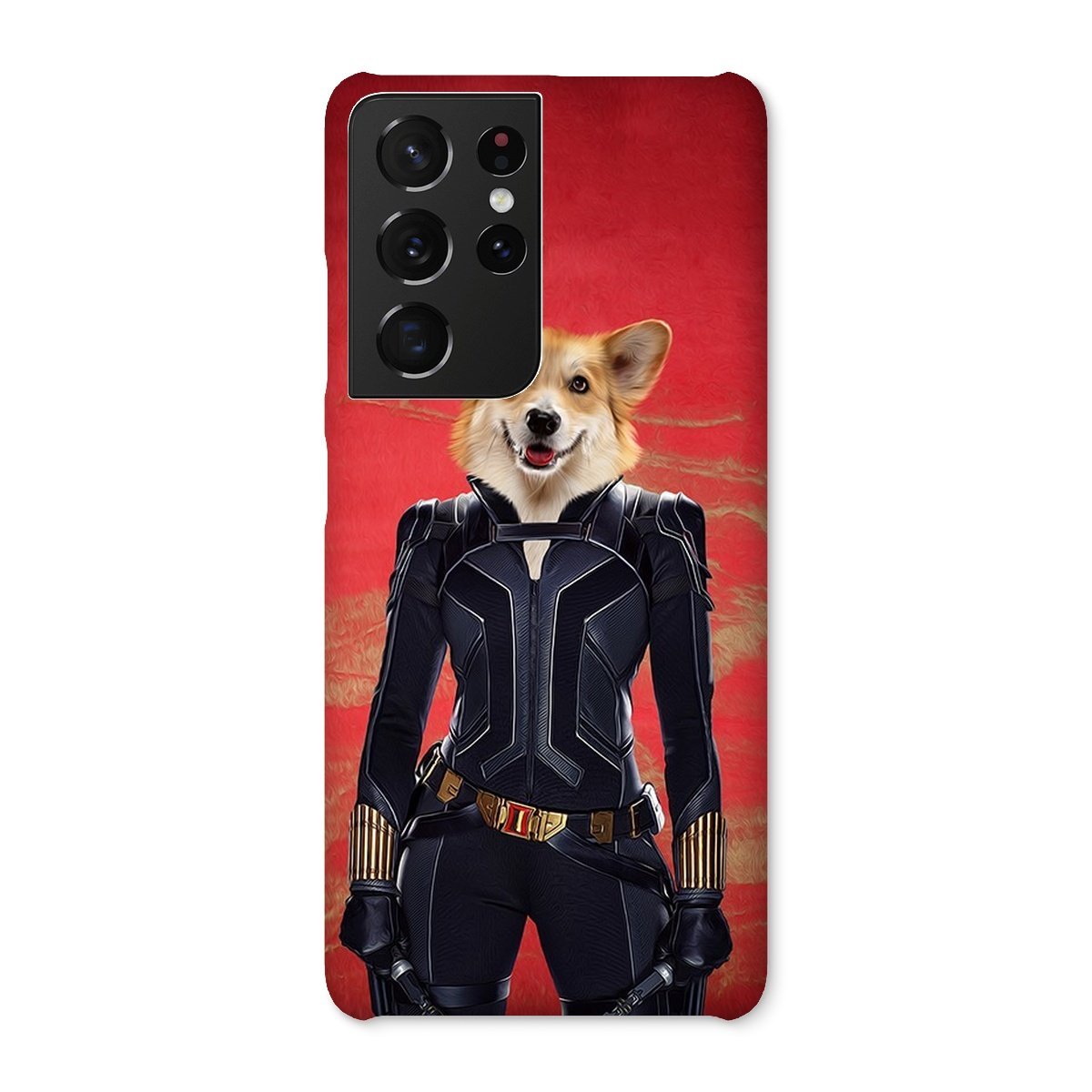 Pet Portraits | The Black Widow: Custom Pet Phone Case | Paw & Glory
