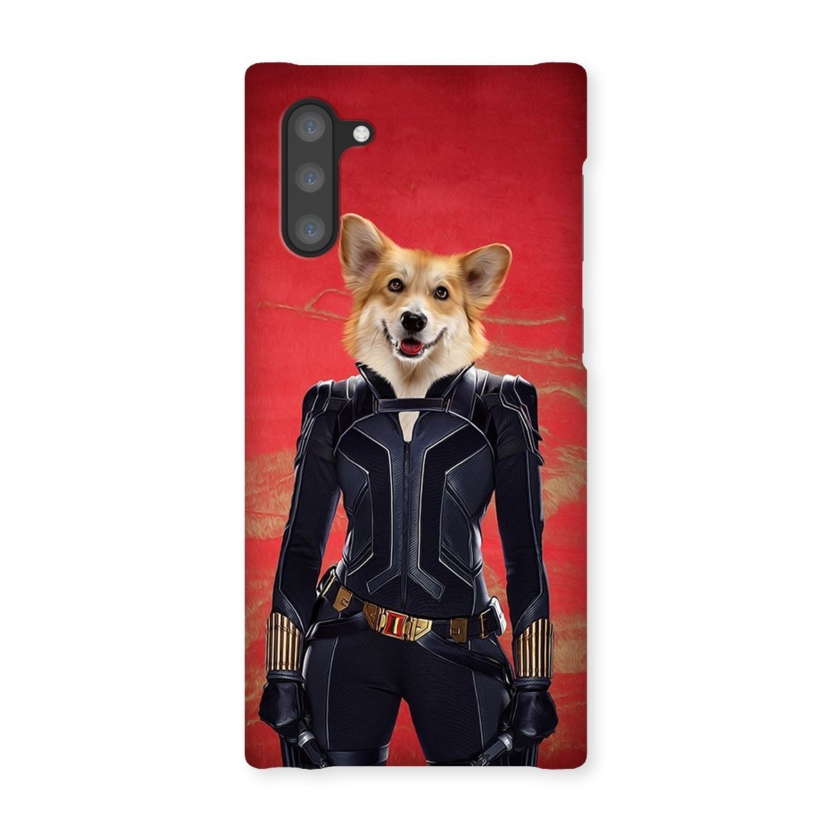 Pet Portraits | The Black Widow: Custom Pet Phone Case | Paw & Glory