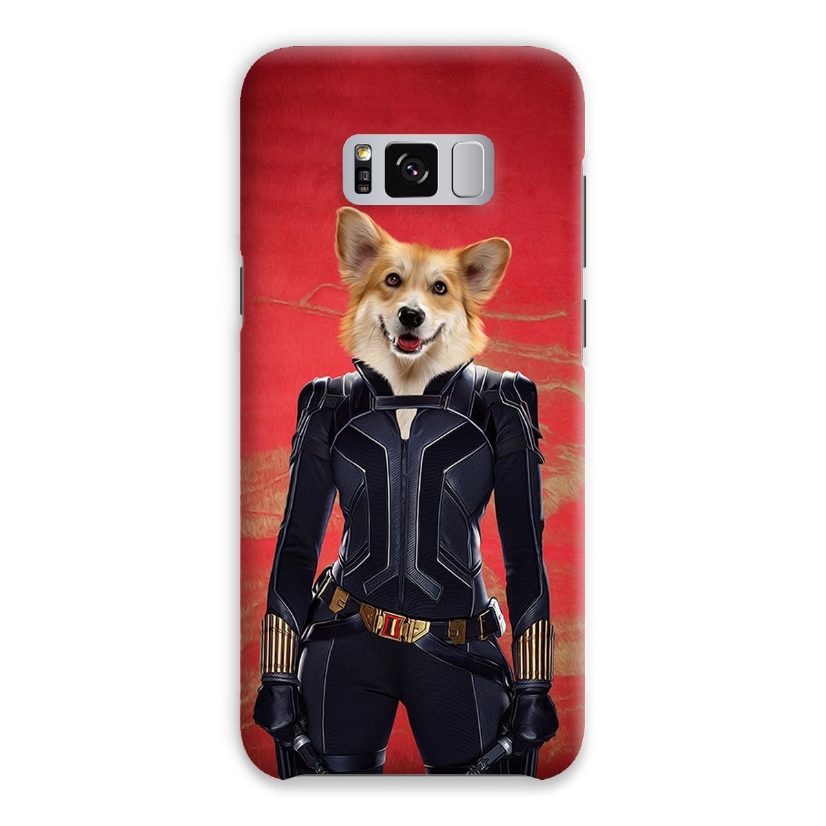 Pet Portraits | The Black Widow: Custom Pet Phone Case | Paw & Glory