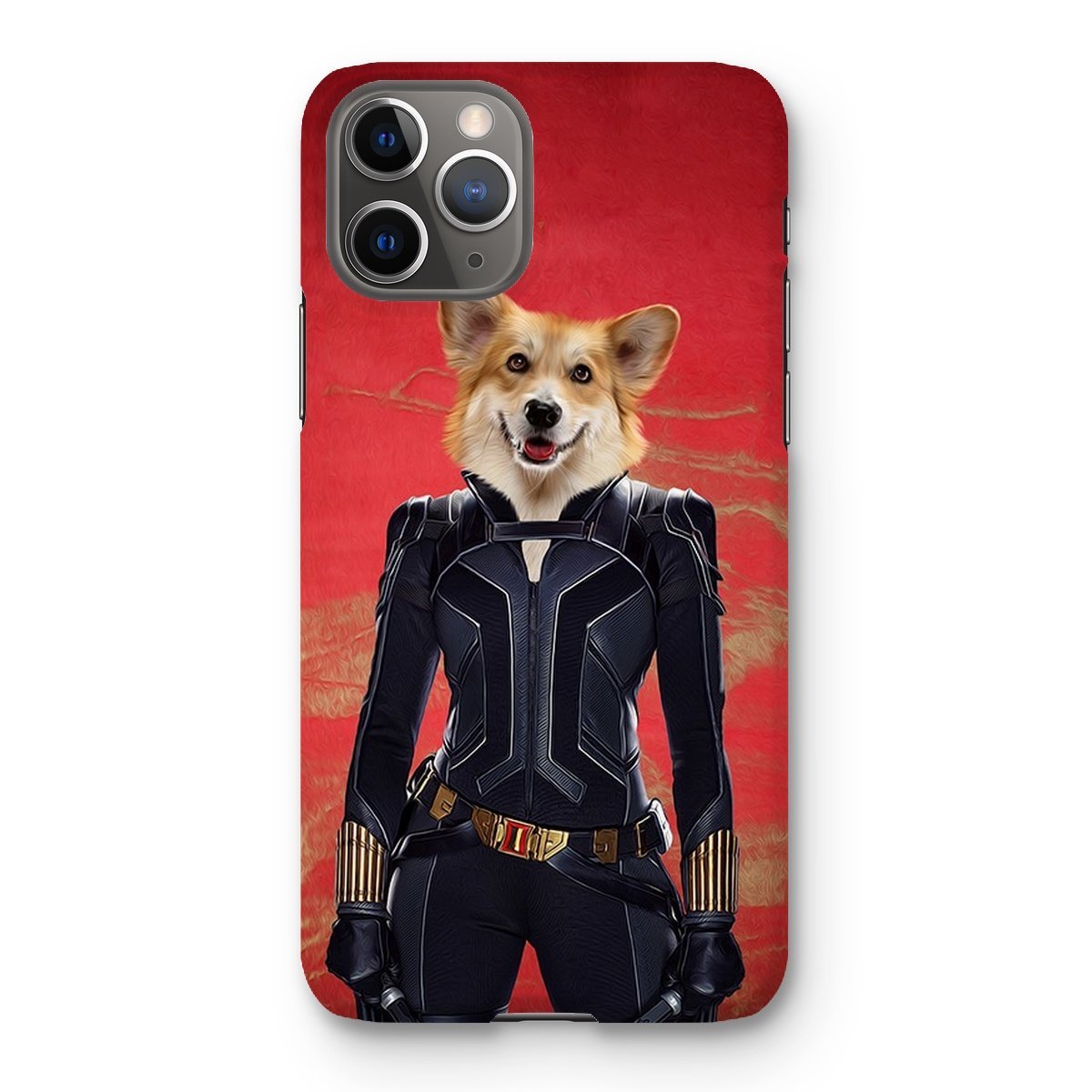 Pet Portraits | The Black Widow: Custom Pet Phone Case | Paw & Glory