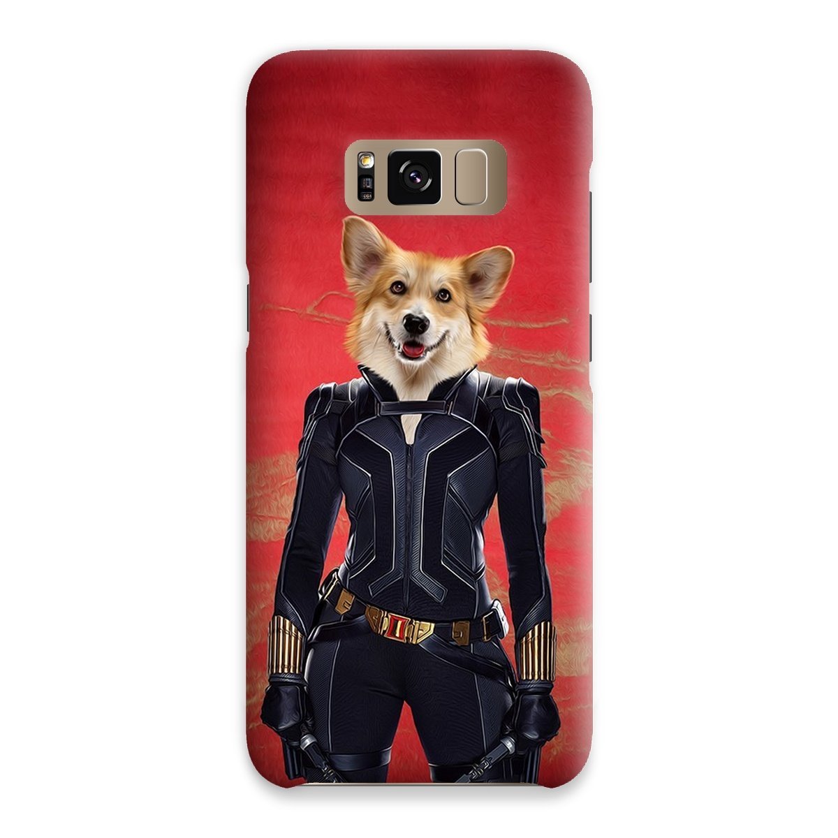 Pet Portraits | The Black Widow: Custom Pet Phone Case | Paw & Glory