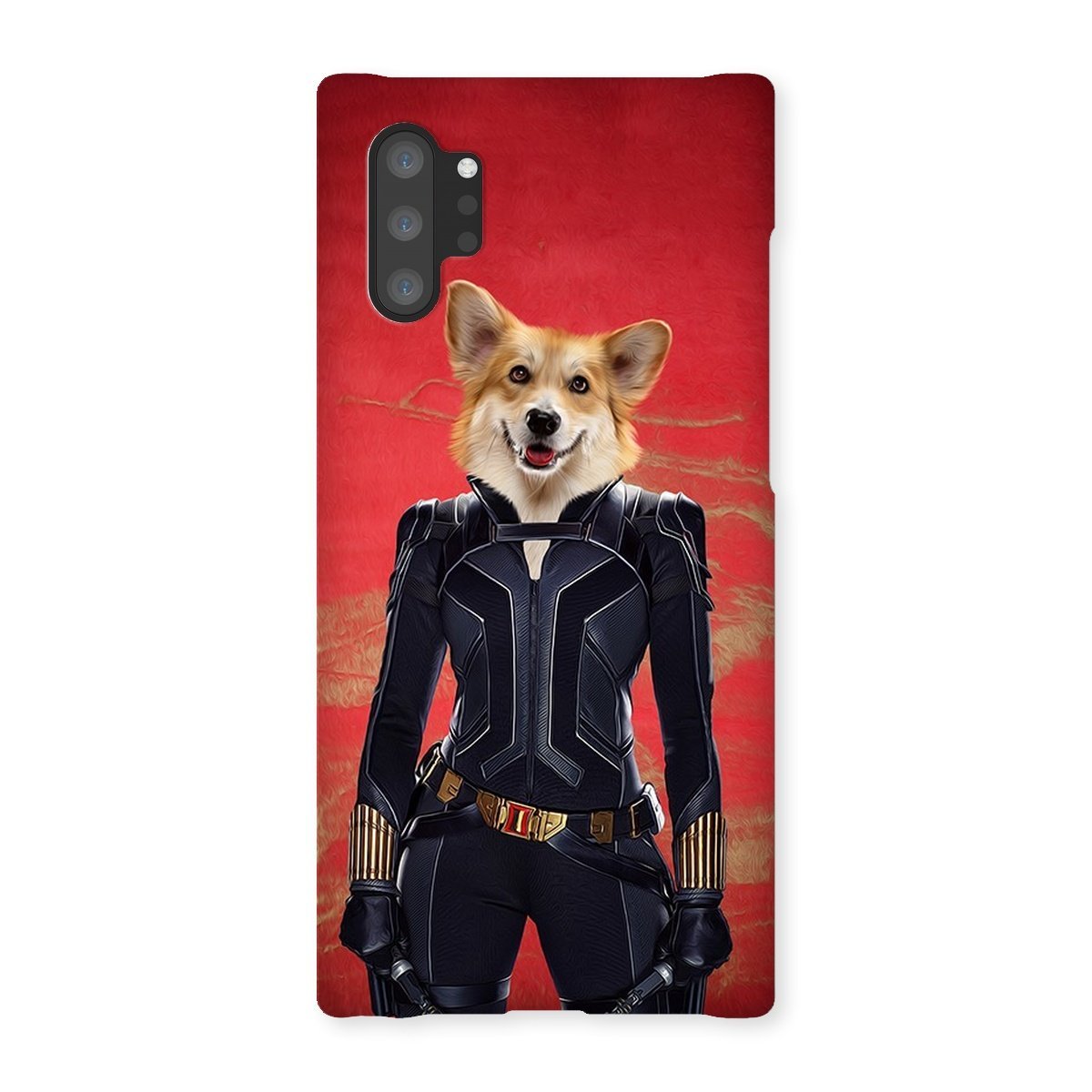 Pet Portraits | The Black Widow: Custom Pet Phone Case | Paw & Glory