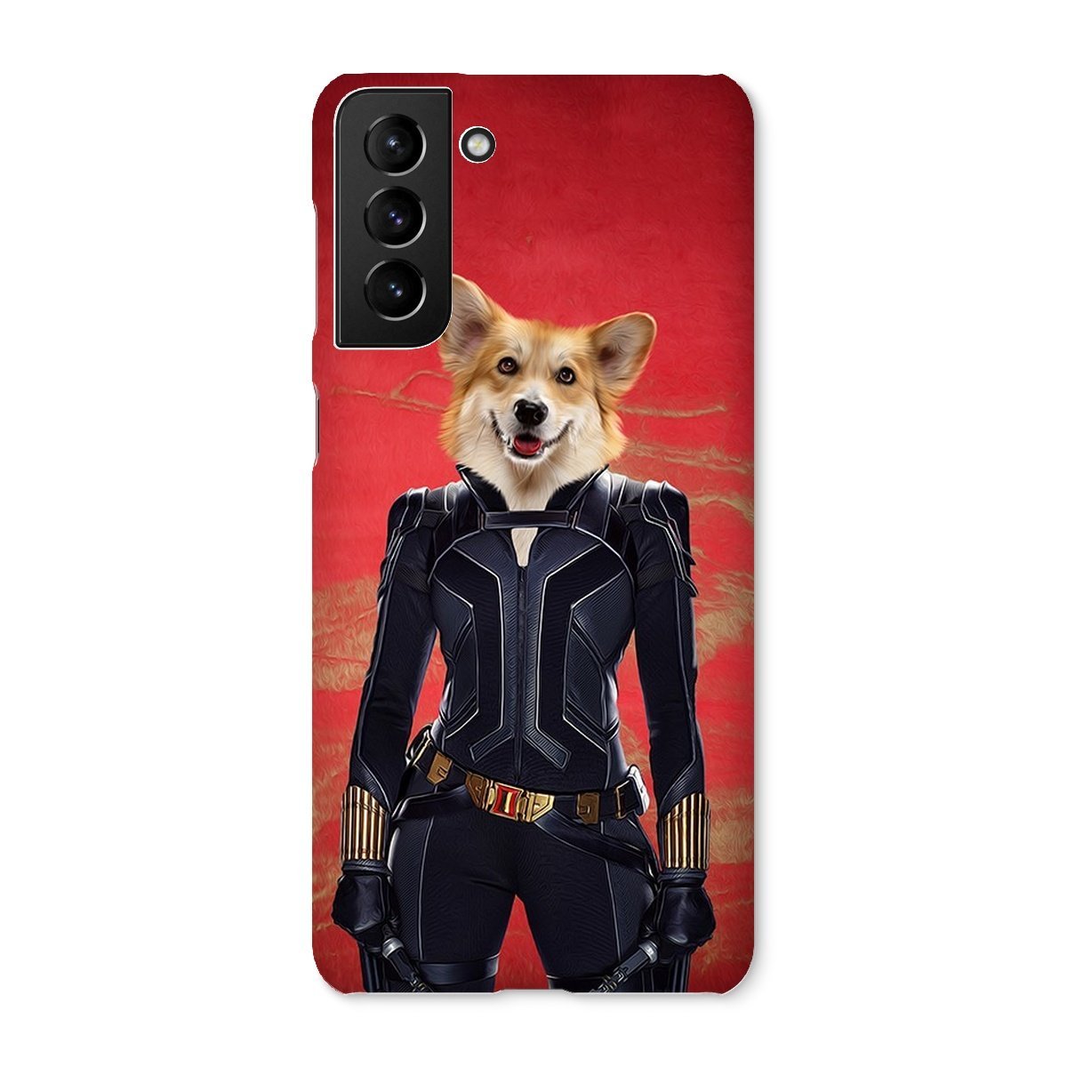 Pet Portraits | The Black Widow: Custom Pet Phone Case | Paw & Glory
