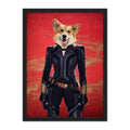 The Black Widow: Custom Pet Portrait