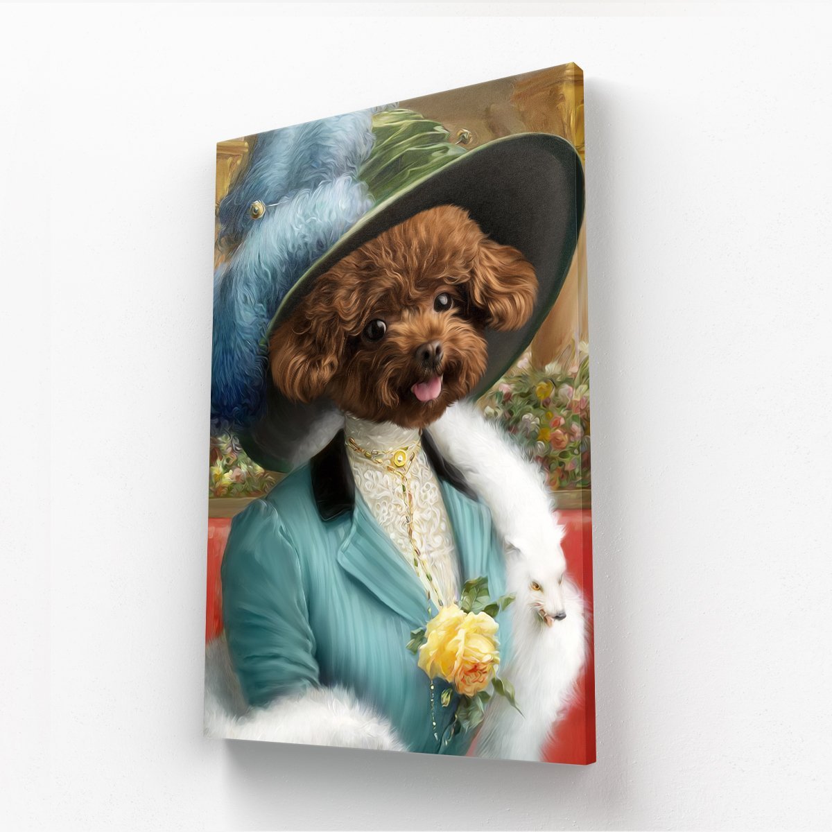 The Bluebell: Custom Pet Canvas - Paw & Glory - Dog Portraits - Pet Portraits