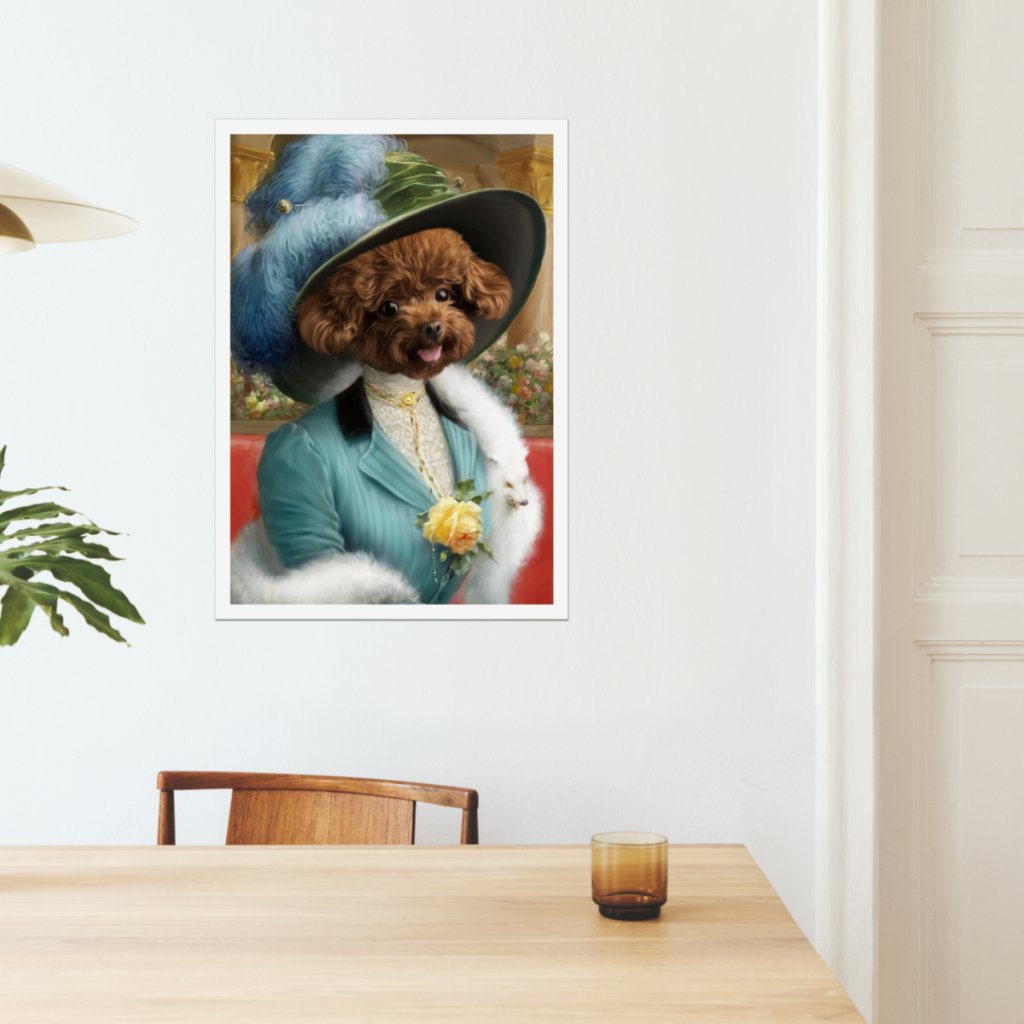 Pet Portraits | The Bluebell: Custom Pet Poster | Paw & Glory