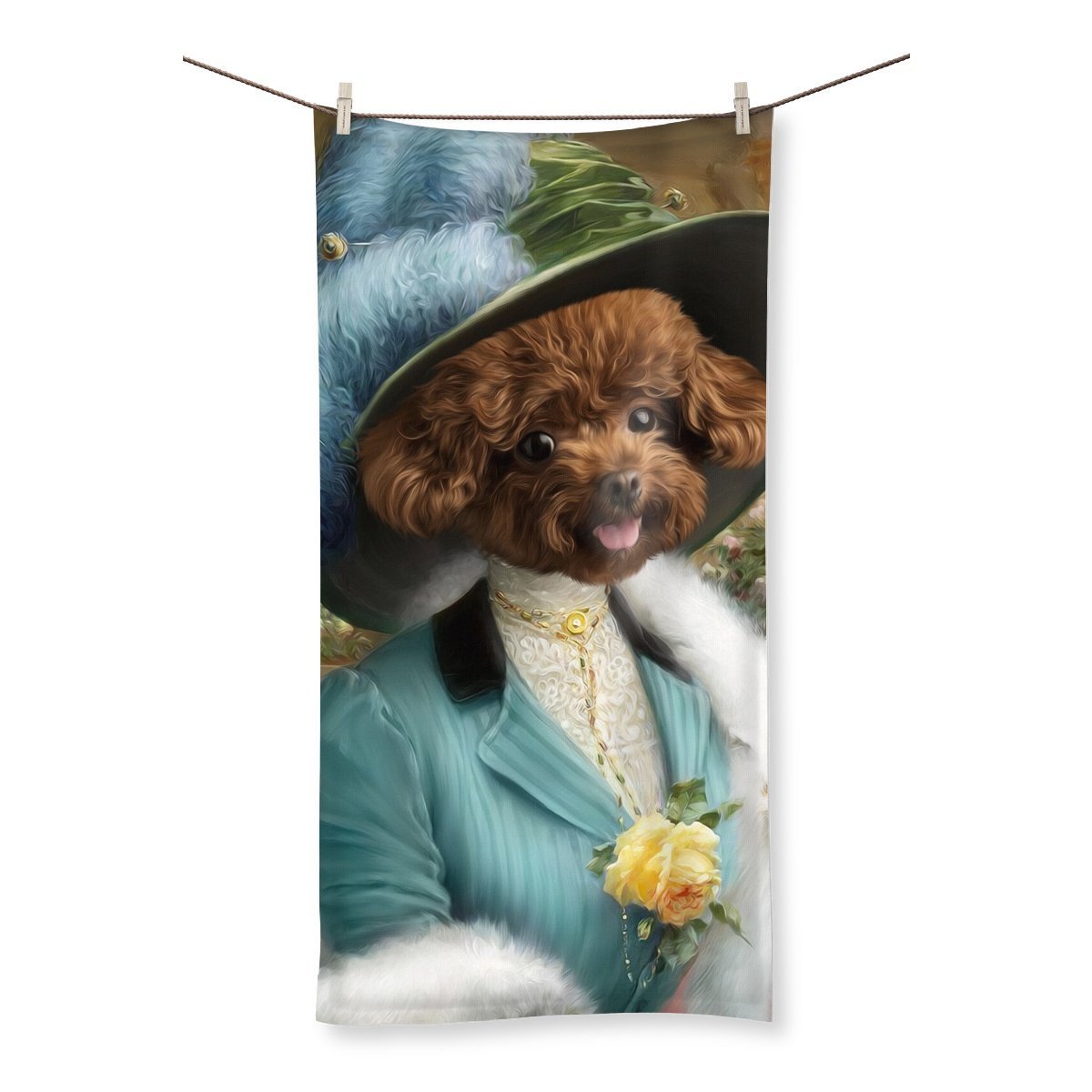 Pet Portraits | The Bluebell: Custom Pet Towel | Paw & Glory