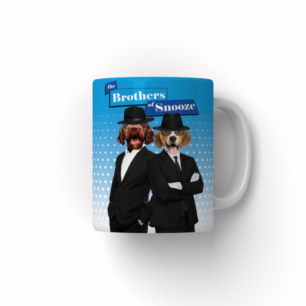 Pet Portraits | The Blues Brothers: Custom Pet Coffee Mug | Paw & Glory